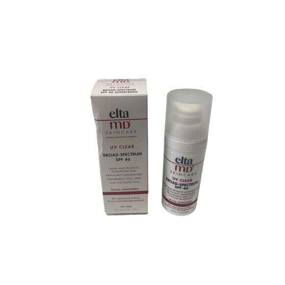 Elta MD Scincare UV Clear Broad-Spectrum SPF46 Facial Sunscreen 1.7oz (TESTED) - Picture 1 of 1